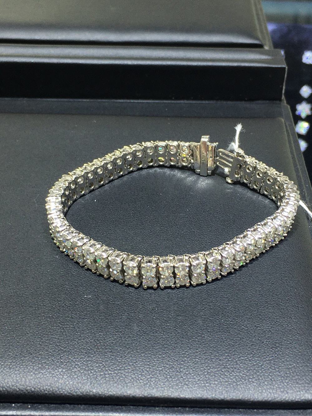 Two Row Diamond Bracelet